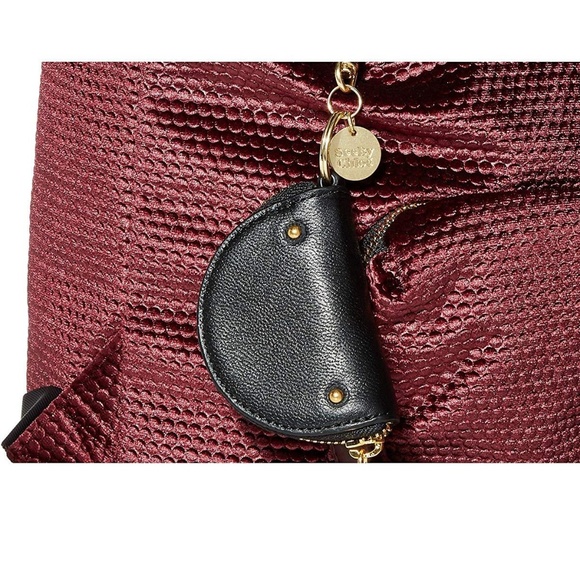 See By Chloe Textured Velvet Joyrider Backpack NWT - Picture 3 of 5